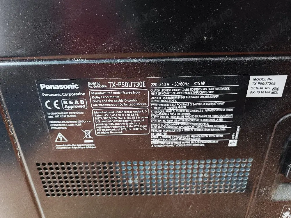 TV Panasonic 