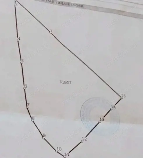 Vand teren intravilan cu 2 fronturi la strazi in comuna Aiton