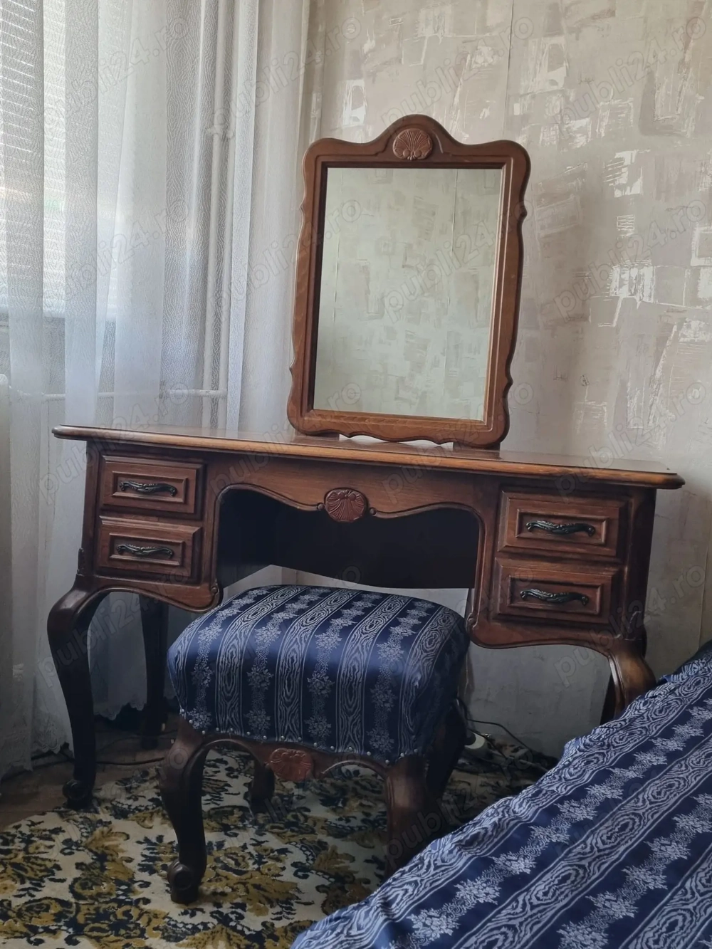 Mobilier pentru dormitor Stil Baroc Clasic Lemn Masiv, Stare Foarte Bună