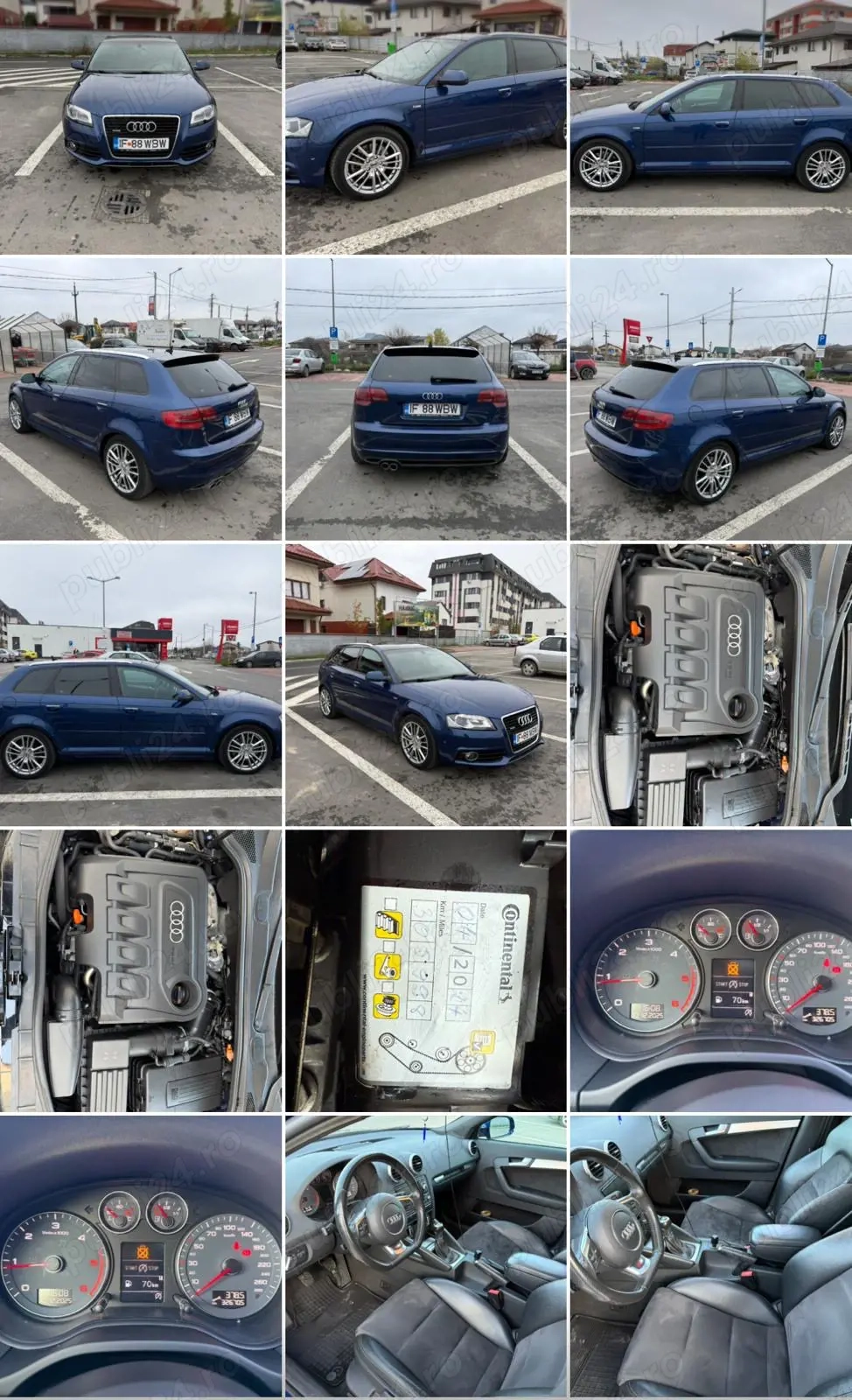 Audi A3 8PA S Line 2.0 TDI Quattro 170CP Manual Trapa 2 seturi roți