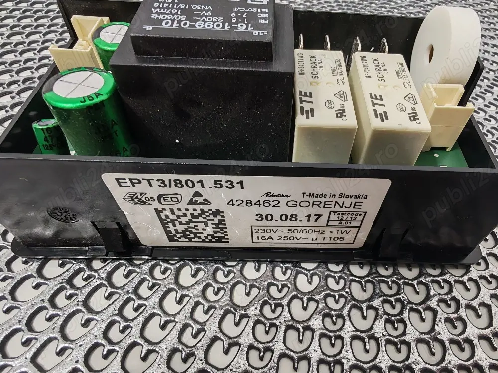Placă electronică  (timer display temperatura) pentru cuptor Gorenje