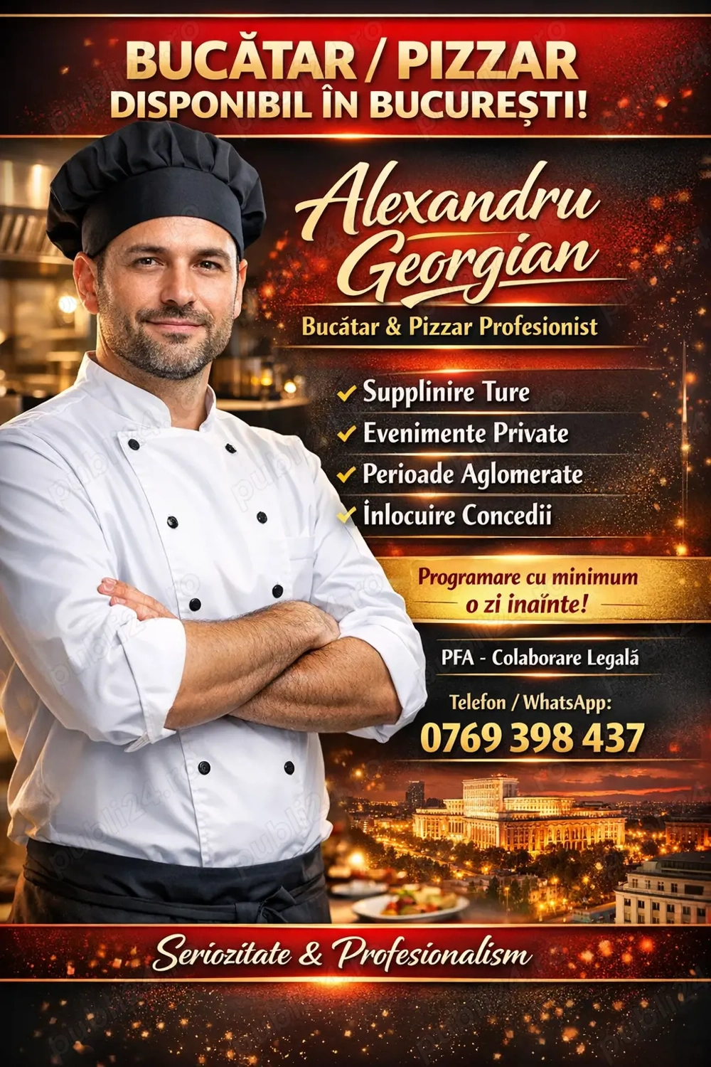 Colaborări Horeca Bucătar Pizzar 