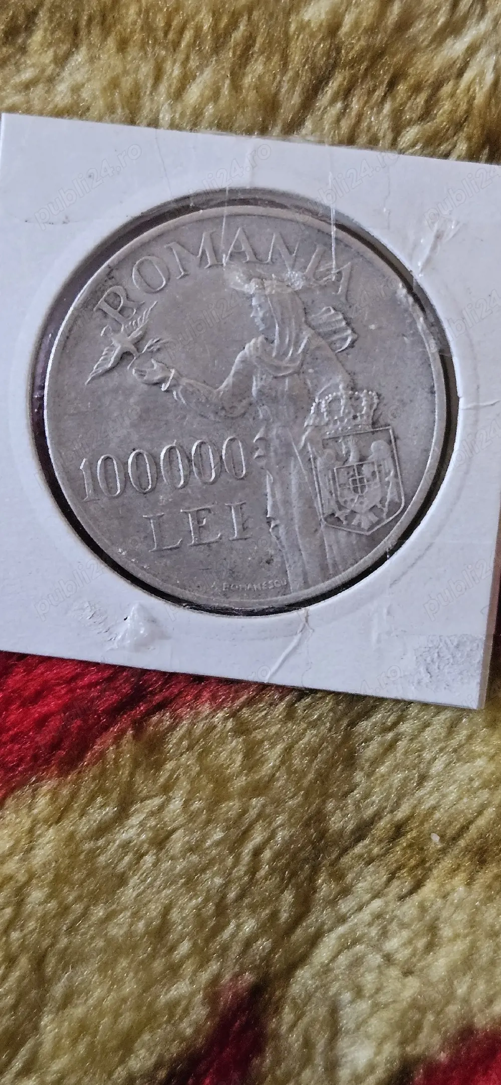 monedă 100,000 lei 1946 