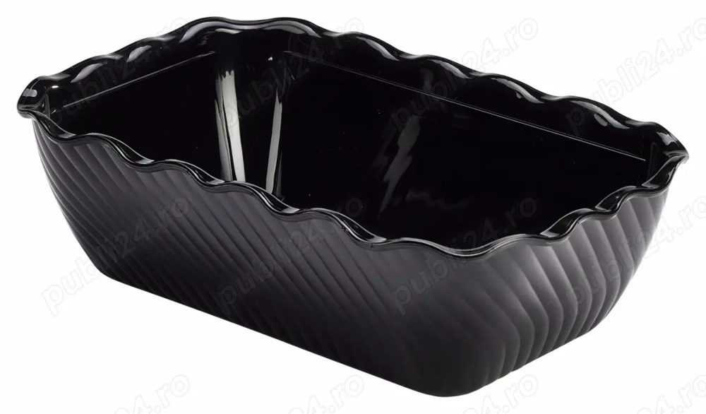 Tulip Crock 2.3 kg   Vas de prezentare din plastic SAN, Negru, GenWare