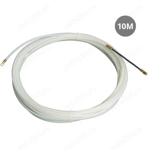 Ghidaj cabluri din Nylon GSC 0600133  4 mm, 10 metri, 100% Nylon, Ideal pentru Instalații Electrice