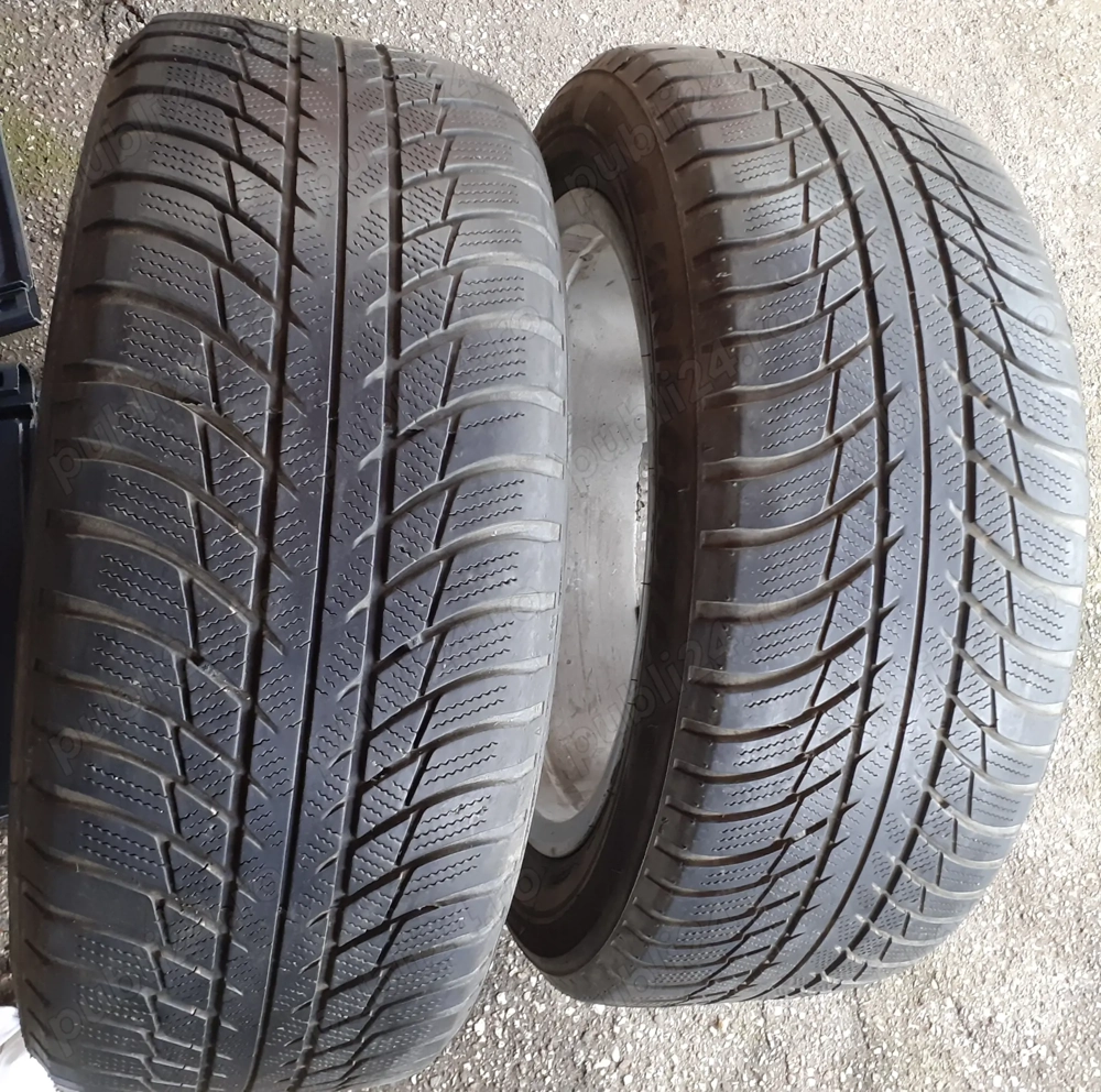 2 anvelopă 215/55 R17 Bridgestone M+S cauciucuri 215 55 17 MS