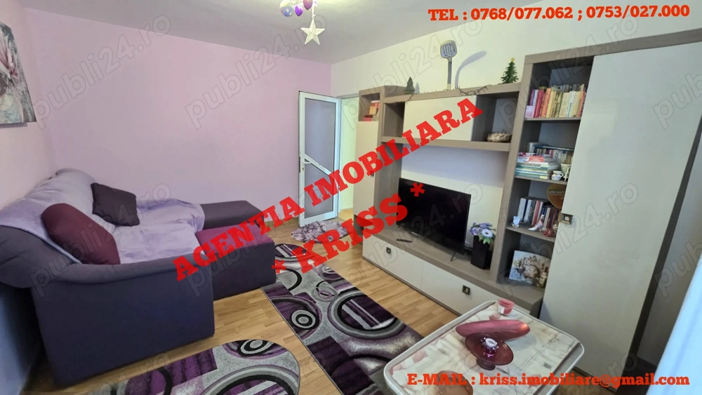 Apartament 2 Camere BANAT-EXERCIȚIU Confort 2 Semidecomandat 41 Mp. Etaj 3 Mobilat Și Utilat Complet