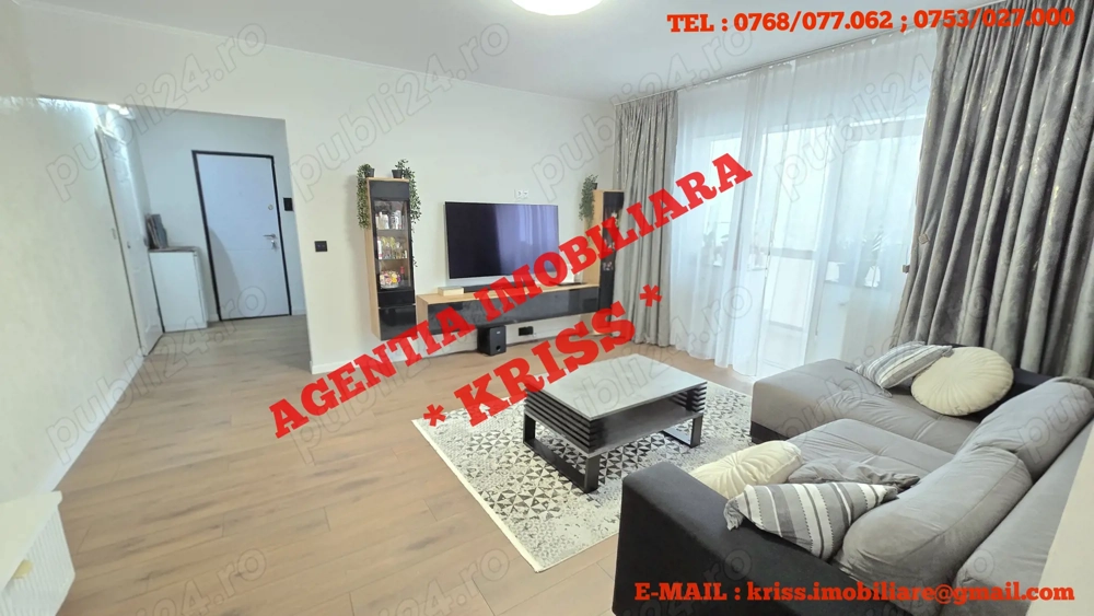 Apartament 2 Camere BANAT Confort 1 Etaj 3 Renovat Total 51 Mp. Mobilat Și Utilat Complet