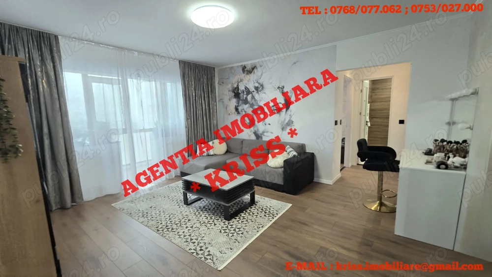 Apartament 2 Camere BANAT Confort 1 Etaj 3 Renovat Total 51 Mp. Mobilat Și Utilat Complet
