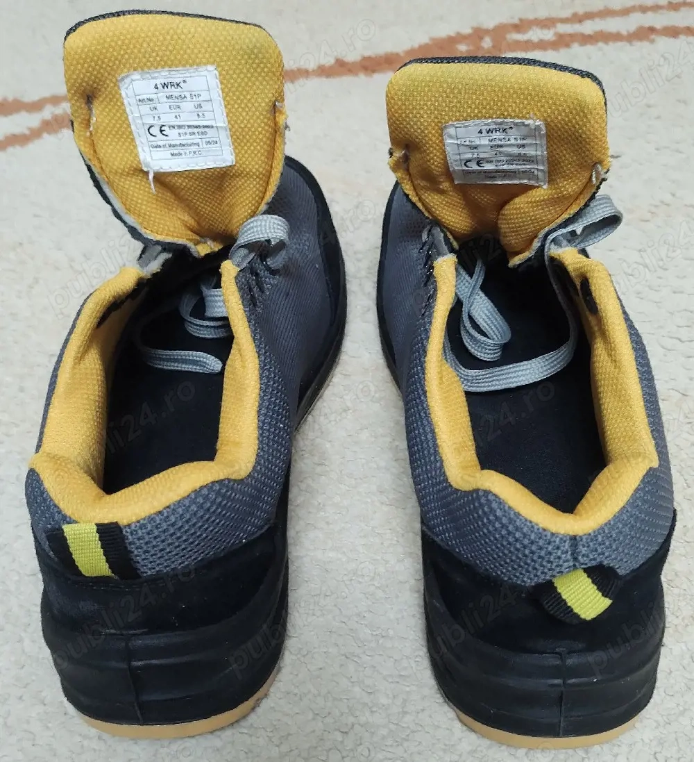 pantofi de protecție pt muncă 