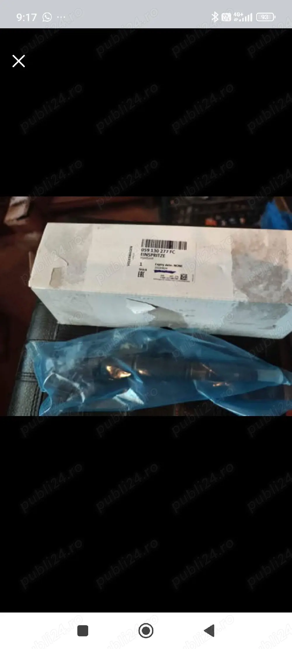 Injector VW/Audi 3.0tdi Euro 6 059130277FC 0445117084