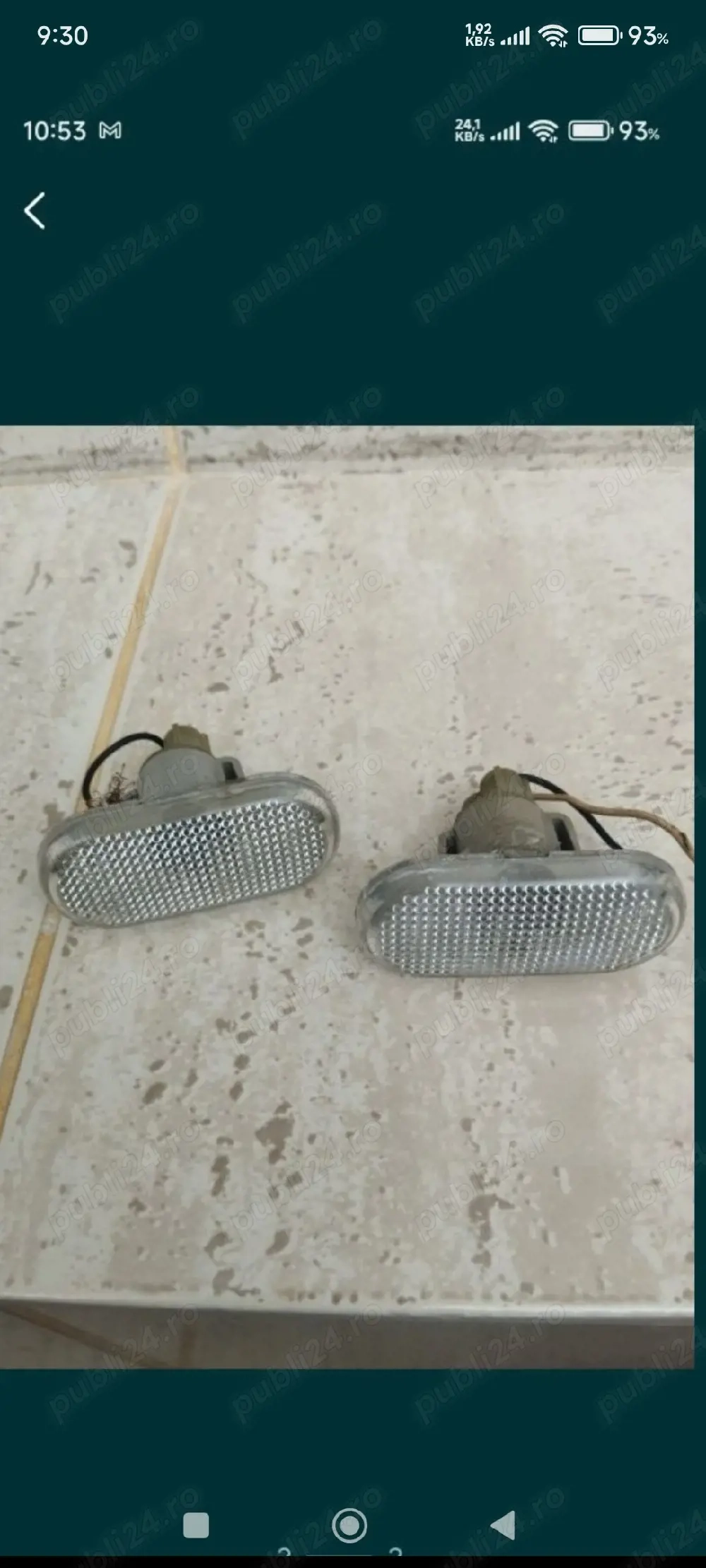 Lampi semnalizare Logan