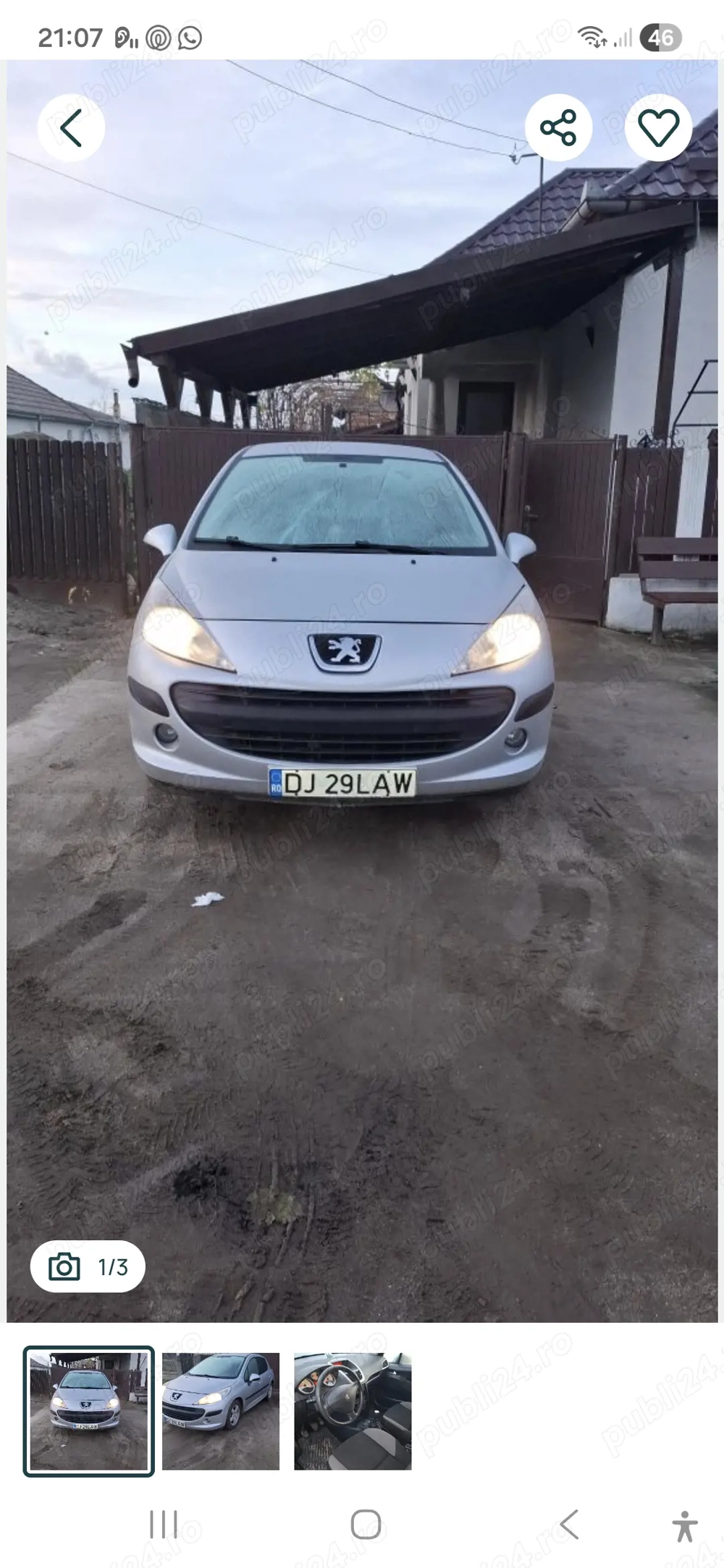 Peugeot 207 Benzina + GPL