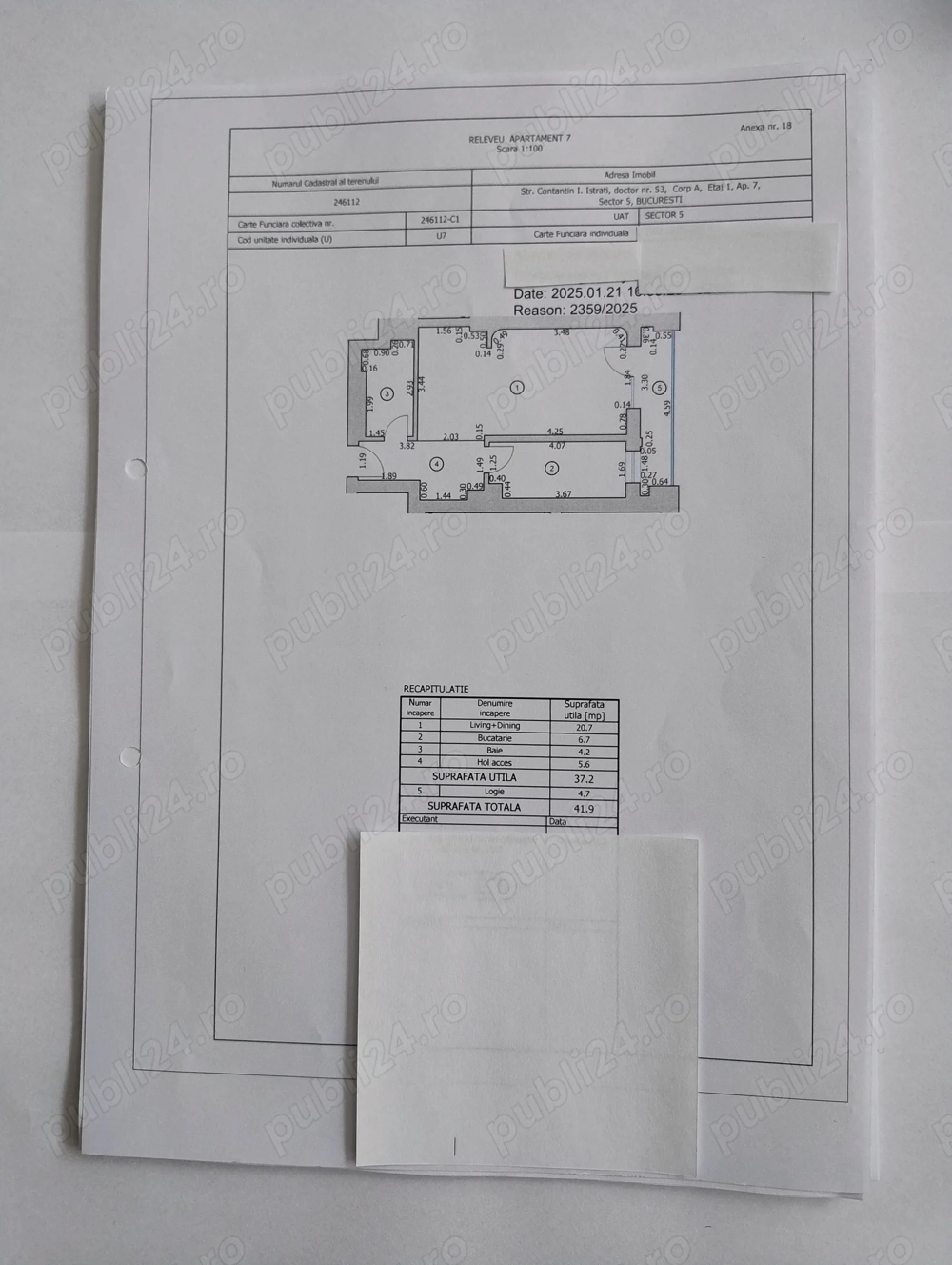 Vând garsoniera Parcul Carol 