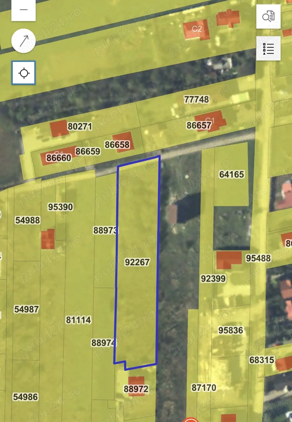 Teren de vânzare Unirea, strada Părului.