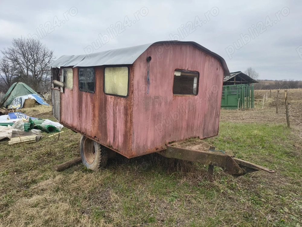 Remorca tip vagon- schimb cu cereale