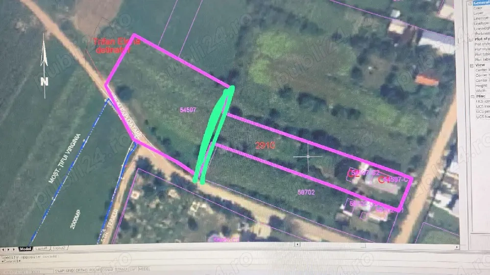 Teren intravilan pentru constructii cu utilitati in apropiere