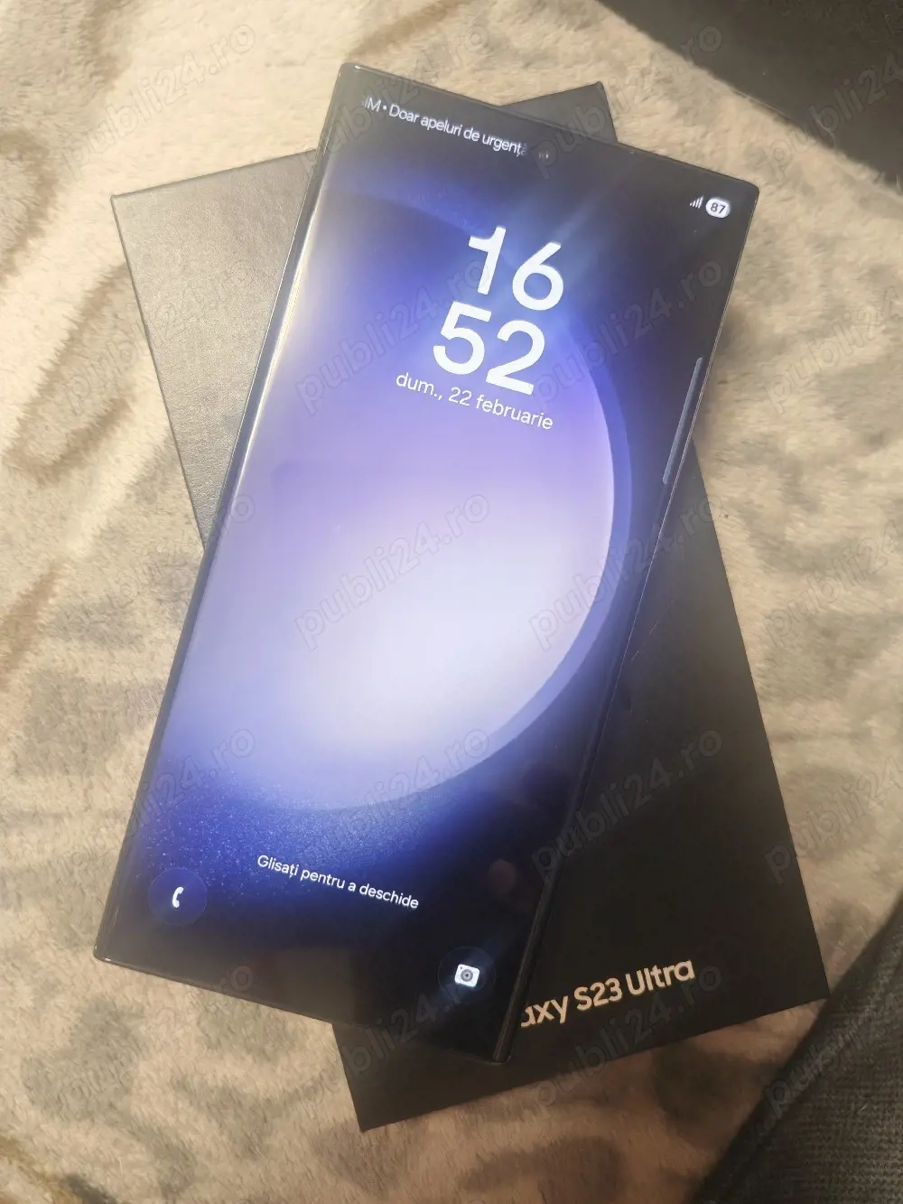vand s23 ultra imp la cutie 