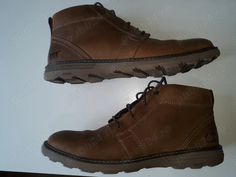 Ghete Caterpillar din piele