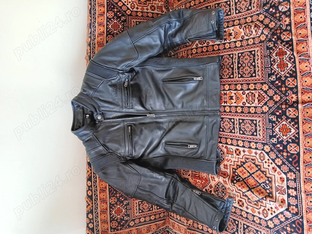 Geacă moto din piele
