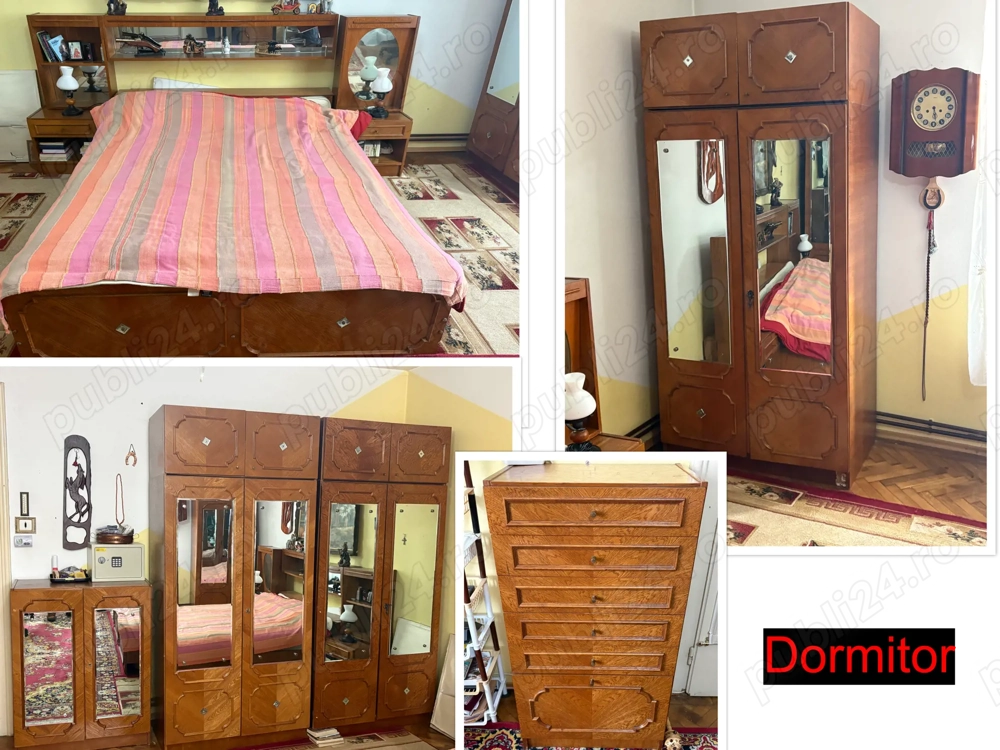 Vand mobila living + dormitor + camera de zi, lustre, covoare