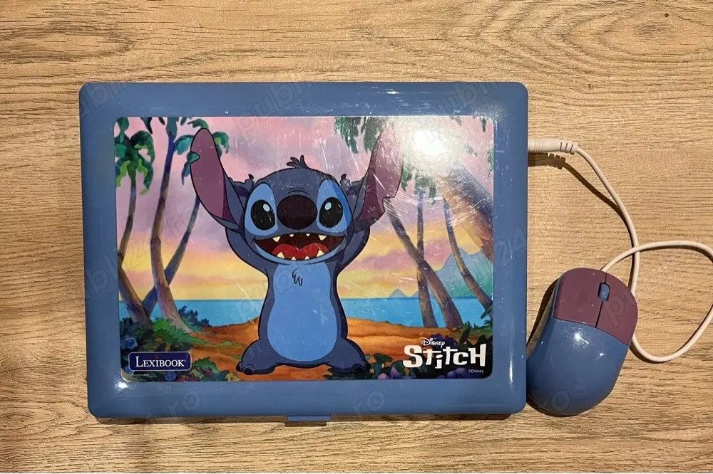 Laptop educational Lexibook, Disney Stitch, 124 activitati