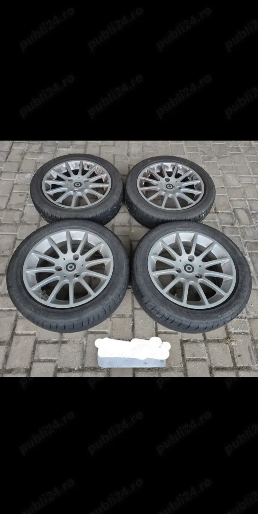 Jante roti Smart 15 anvelope vara