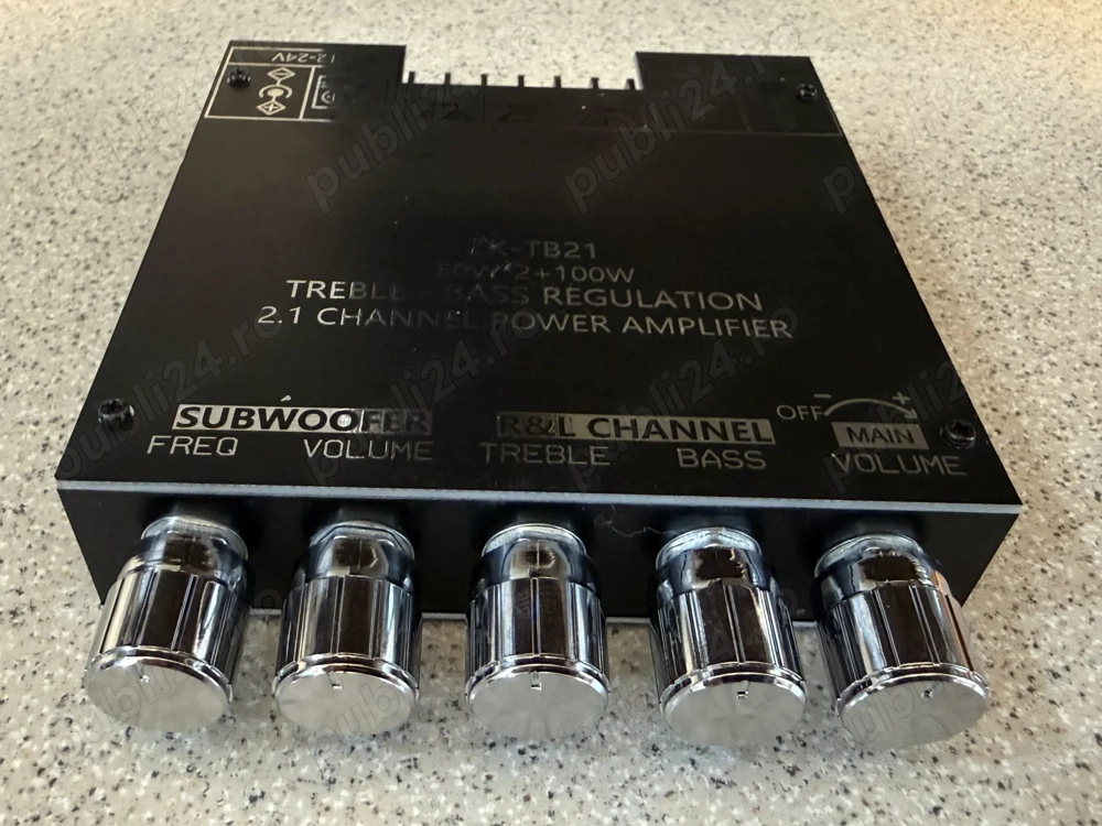 Amplificator 2.1-iesire activa de subwoofer-100 wati-produs nou !