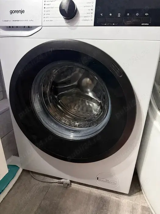 Masina de Spalat Rufe Frontala Slim GORENJE noua, SteamTech, 7kg, A