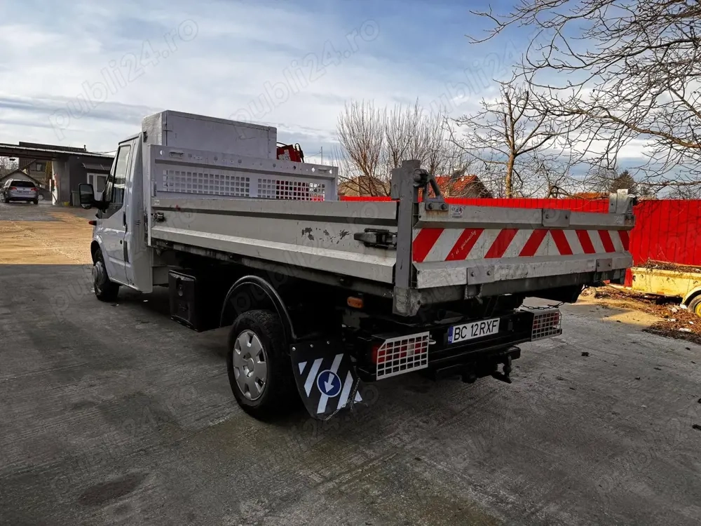 ford tranzit basculabil cu macara