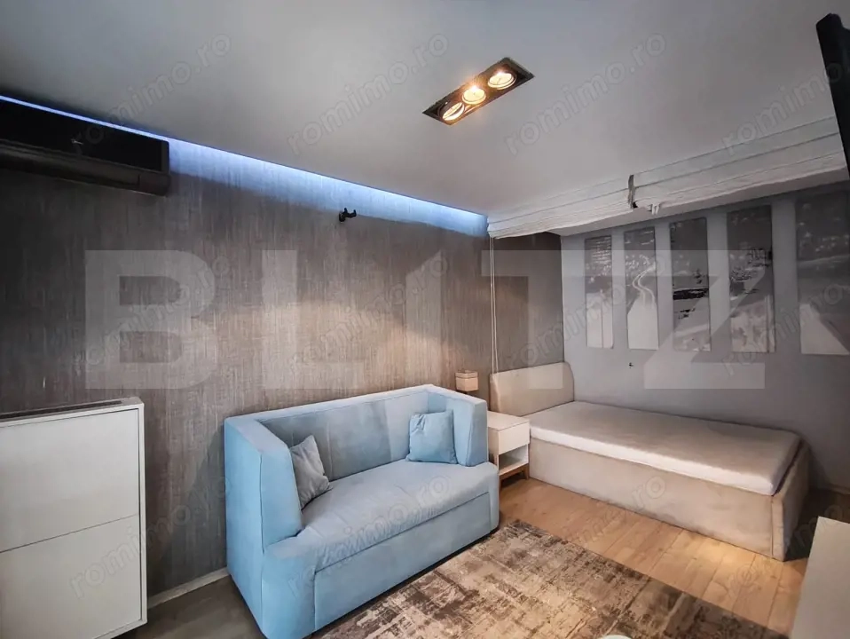 Studio de inchiriere, etaj 3, balcon - Ared