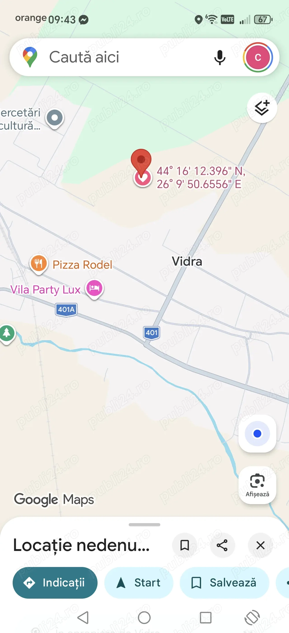 Teren intravilan Vidra Ilfov 