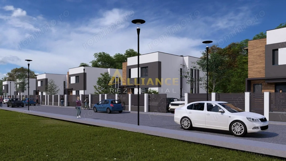 Vila individuala premium -5 camere - teren 470mp - Str.Aviatorilor