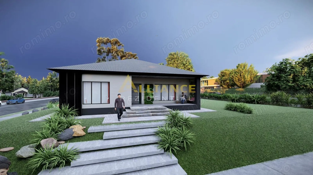 Casa Individuala | P+Pod | 4 camere | Incalzire prin pardoseala