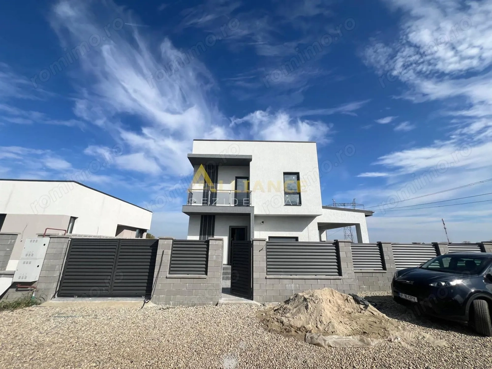 Vila moderna - P+1E- 3 dormitoare - 115 mp utili - teren 364 mp