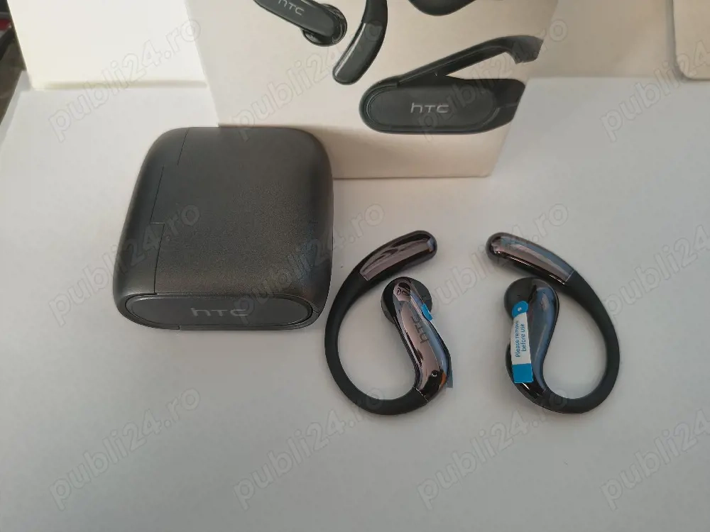 Căști Bluetooth True Wireless HTC over ear Translator Titanium Black 