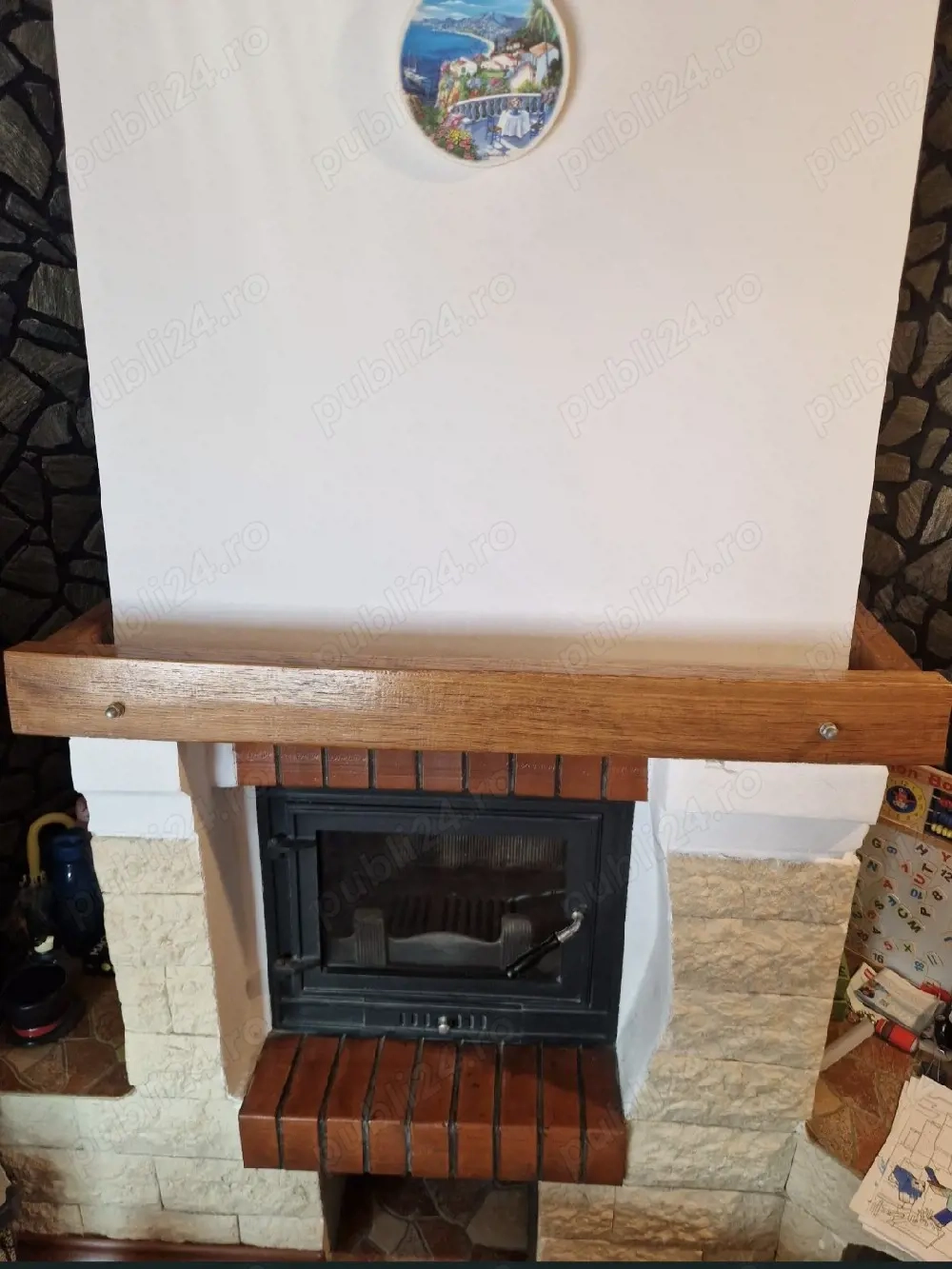 Brau lemn salcam pentru semineu