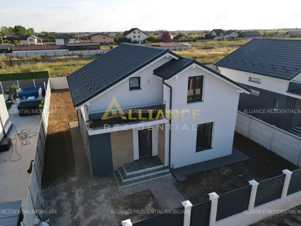 Casa Moderna   5 camere   Teren 370 mp   Ansamblu rezidential