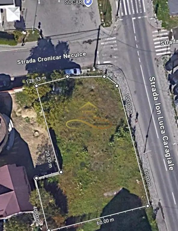 Teren intravilan in Bacau cu dublu front stradal dezvoltare imobiliară