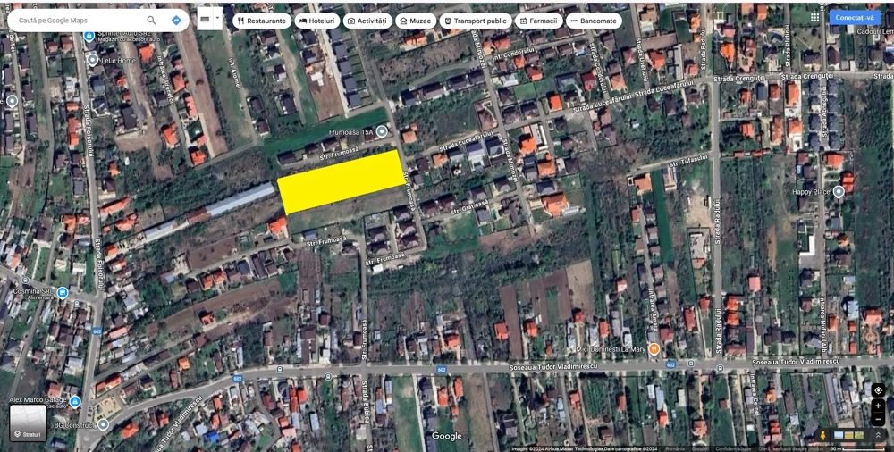 Teren Intravilan Domnesti 7100 mp Strada Frumoasa toate utilitatile