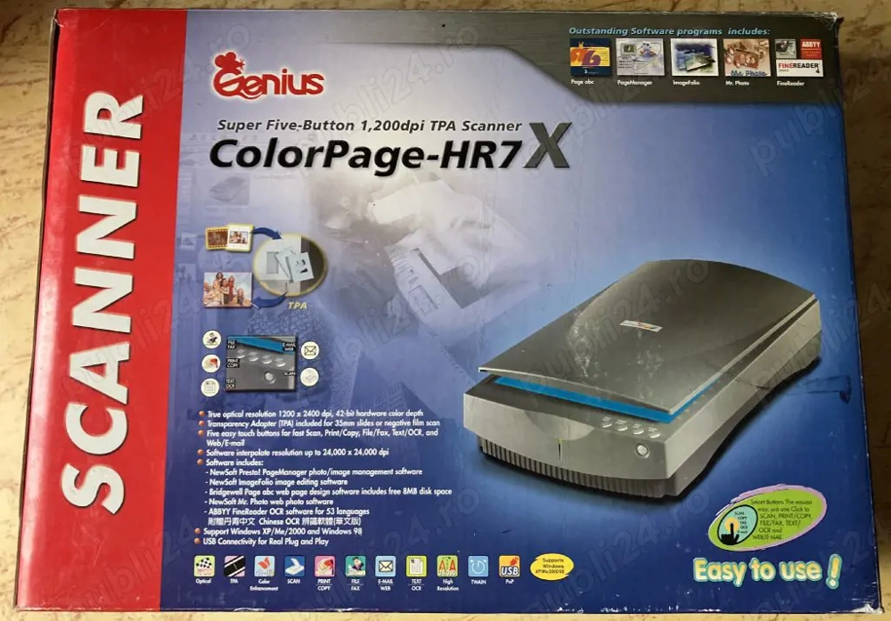 Scanner Genius ColorPage-HR7x