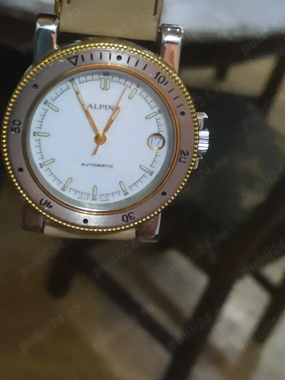 ceas bărbătesc mecanic automatic Alpina