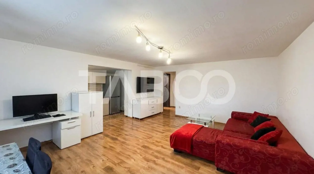 Apartament 3 camere de vanzare MOBILAT UTILAT 77mp Calea Cisnadiei