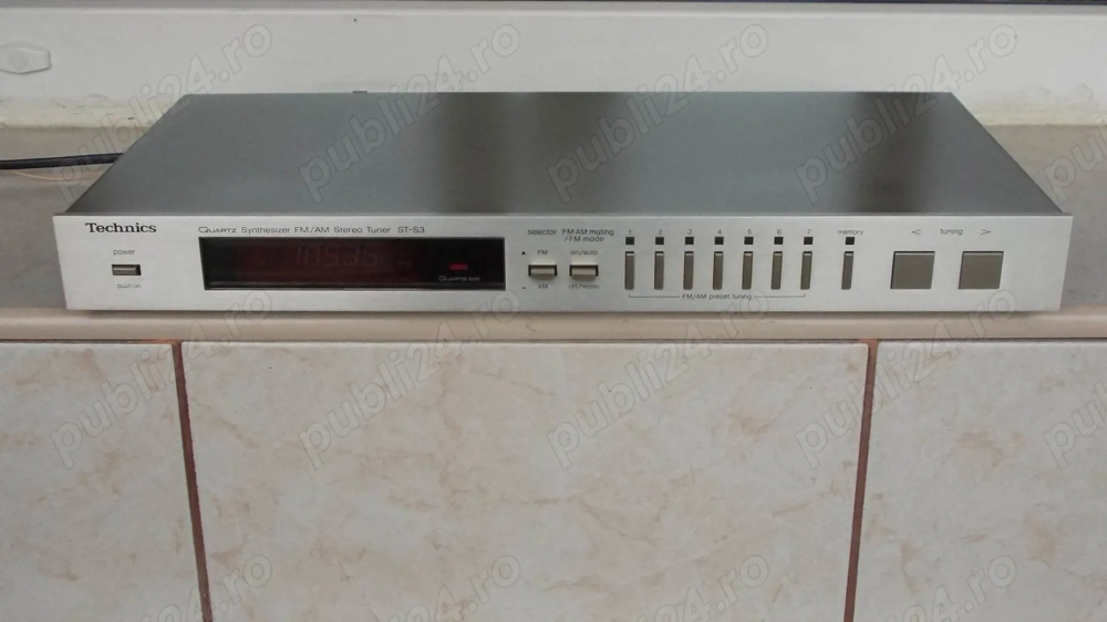 Tuner TECHNICS ST-S3,radio digital pentru linie,vintage 1980 Japan  