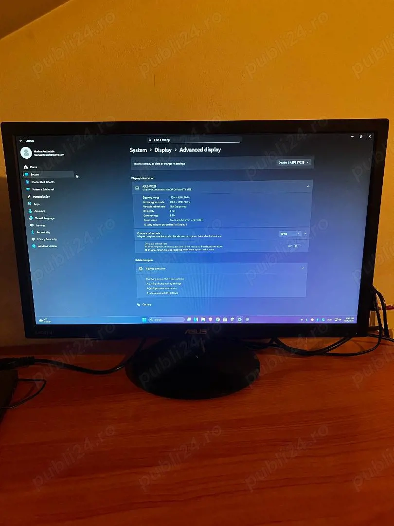 Vand PC + Monitor Asus