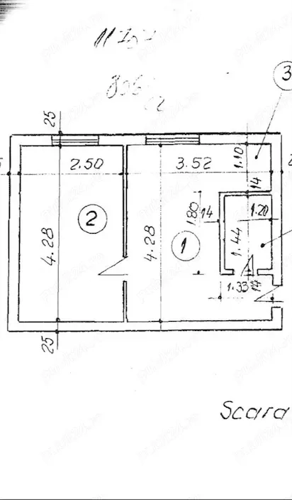 PROPRIETAR | Apartament 2 camere, 30 mp | 8 min Metrou Eroi Revoluției