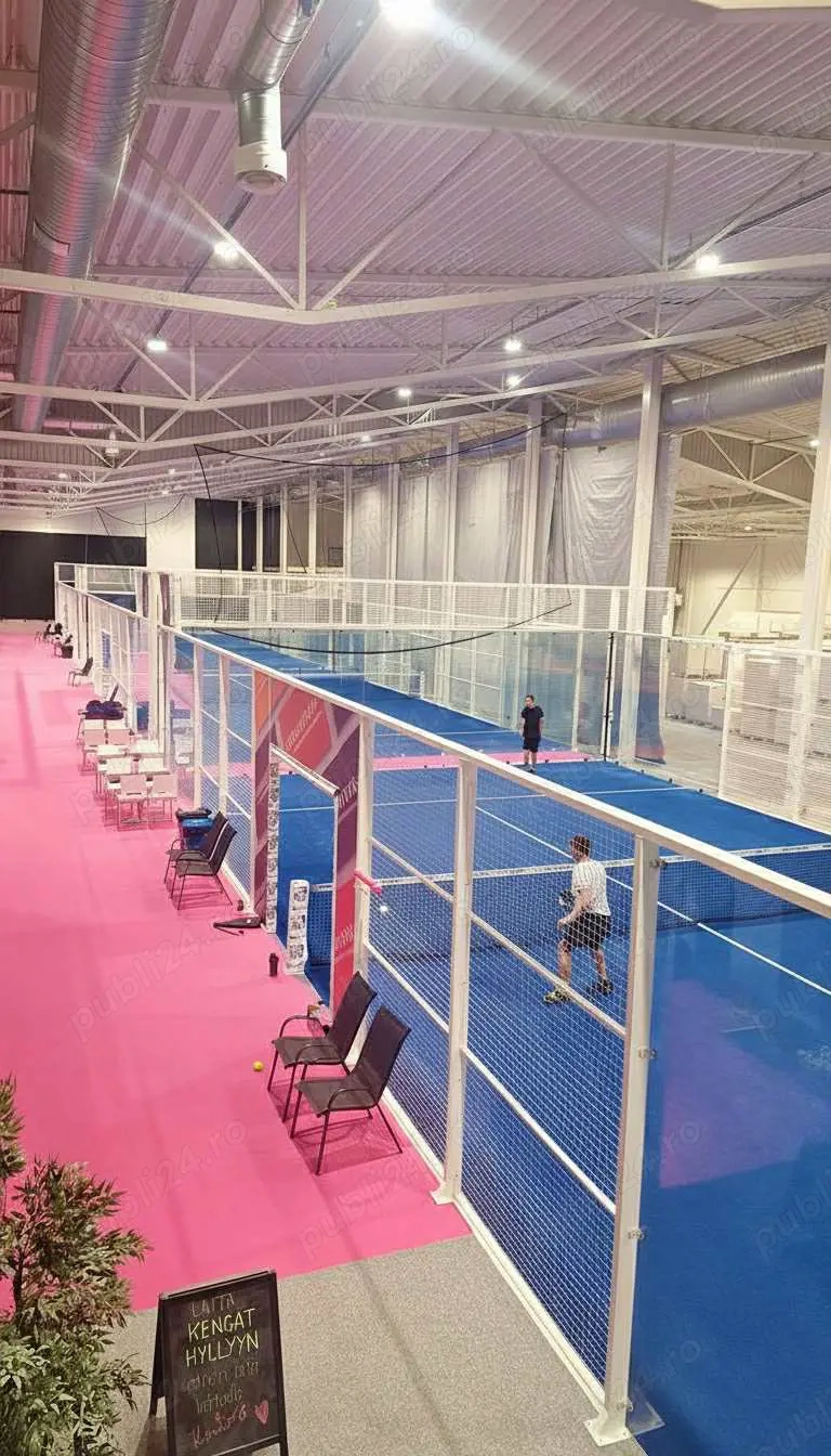 Padel courts used