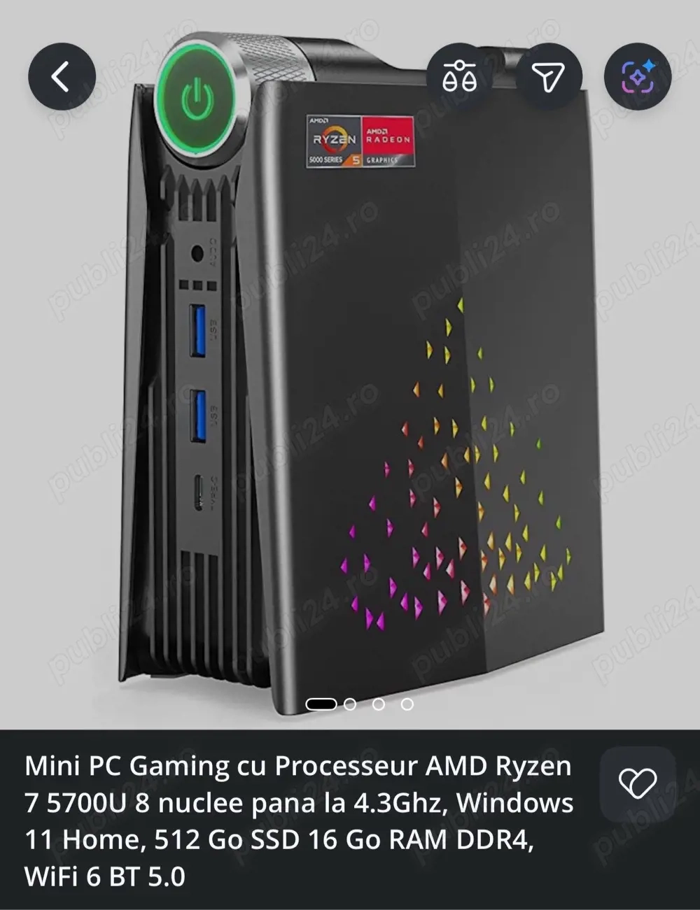 Vand mini PC 16GB + tastatura 