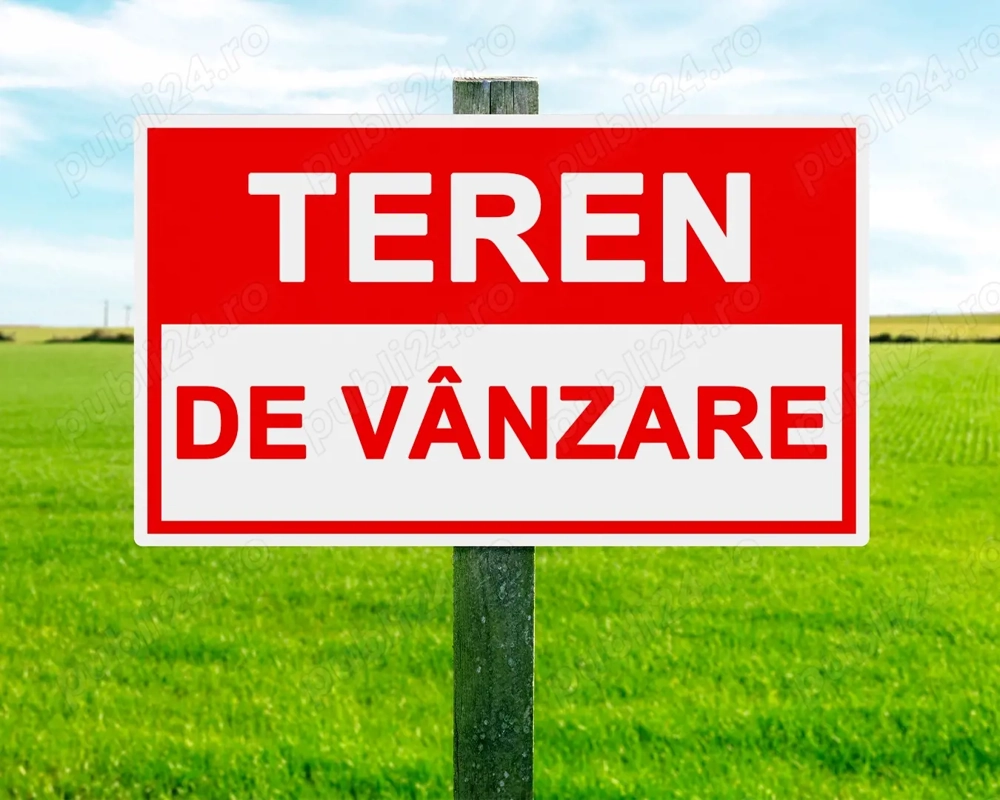 Teren intravilan Sânpaul - 470 m , front 18,6 ml, zonă nouă de case