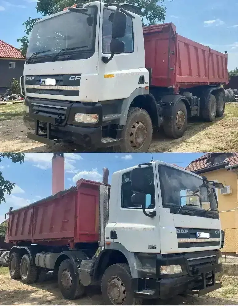 VÂND sau SCHIMB 8x4 DAF CF 85 an fabricație 2007